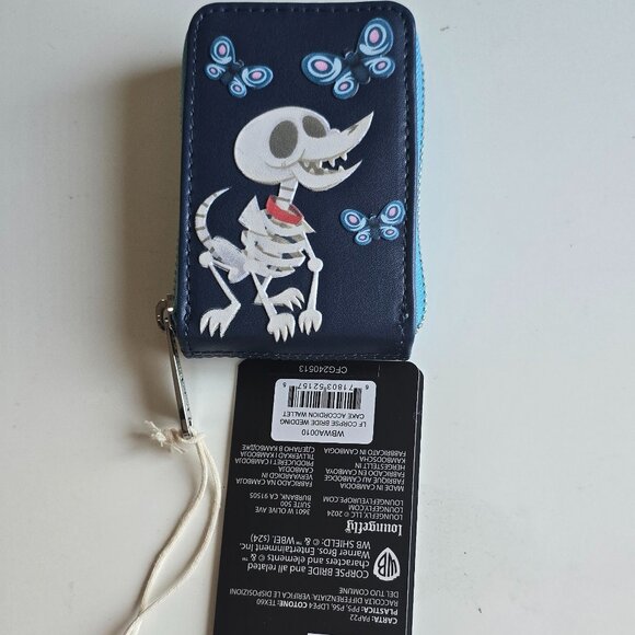 Loungefly Handbags - Loungefly x Corpse Bride Scraps Accordion Zip Around Wallet NWT